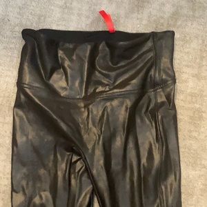 Spanx faux leather leggings